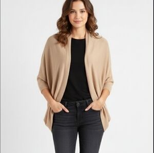 A New Day Light Brown Open Front Cardigan size one size fits most